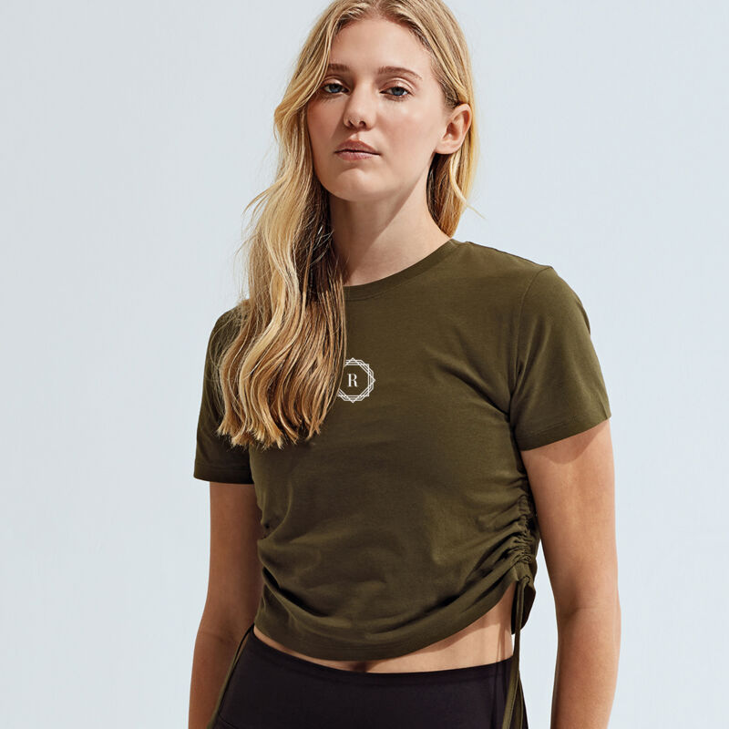 Reformer Studio Ruched Crop Tee Thumbnail
