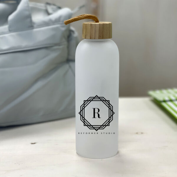 Reformer Studio Frosted Glass Bottle - Personalised 2 Thumbnail
