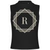 Women's high neck crop vest Thumbnail