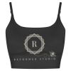 Women’s Strappy Crop Top with Bra Support Thumbnail