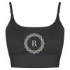 Women’s Strappy Crop Top with Bra Support Thumbnail
